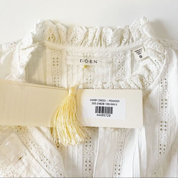 NWT DOEN Darby dress in Powder - Picture 6 of 9